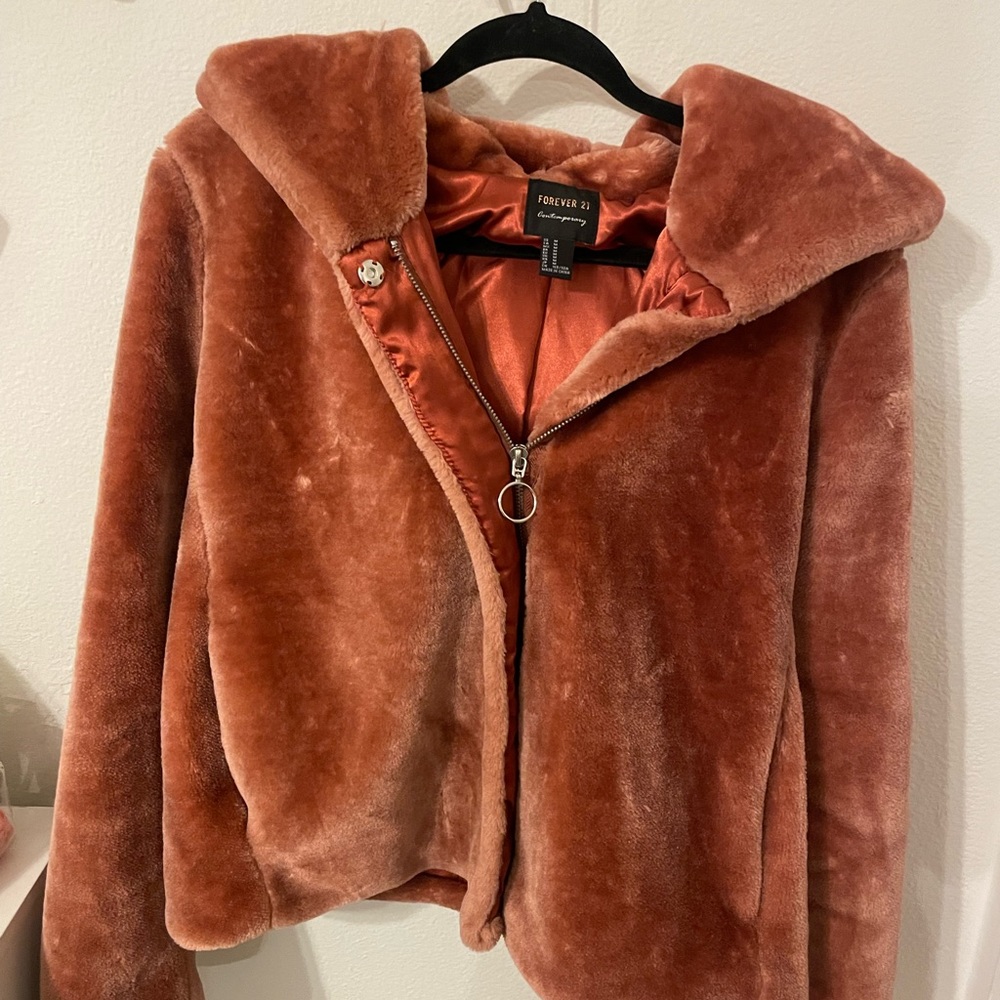 FURR jacket |(Medium)| Rose Gold